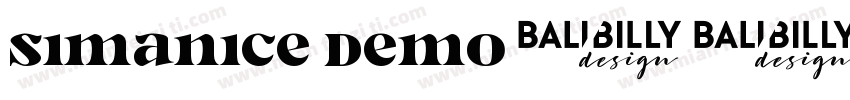 simanice demo字体转换